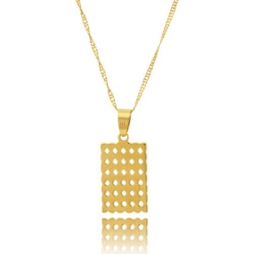 New 2017 Gold color Hollow pendant Necklace Jewelry Pendant For Women