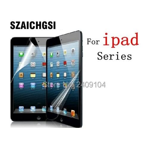Wholesale 1000pcs/lot Clear Screen Protector Protective Film For Apple iPad Pro 9.7 10.5 11 12.9 inch Air 2 Mini 1 2 3 4