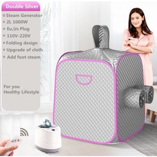 Steam Sauna Portable Sauna Room Bath Steam Generator Portable Sauna Lose Weight Detox Machine With Foot Hole PrivateHome SPA