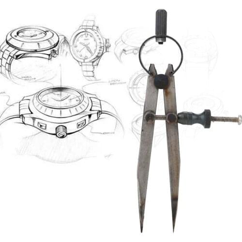 Professional 4 Inch Long Fine Point Divider Square Tapered Legs Jewelry Marking Tool for jeweler fashion jewelry making tool a