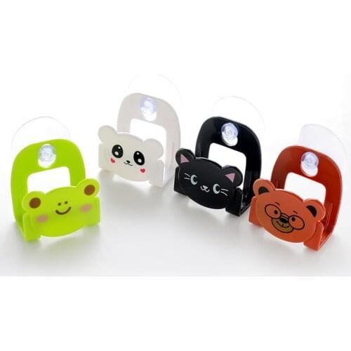1Pcs Cartoon Sponge Storage Rack Suction Cup Sink Organizer Hook Bathroom Soap and Bath Items Storage Box Kitchen Accessories