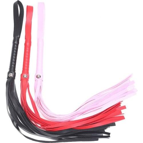 Sex toys Sexy Bondage Flogger Flirting Leather Whip Slap Spanking Exotic toys With Tassel bdsm men and women sex swing