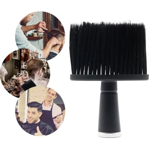 Hair Brush Professional Soft Black Neck Face Duster Brushes Barber Hair Clean Hairbrush Salon Cutting Hairdressing Styling Tool