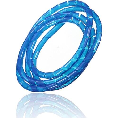 Spiral Wrap Sleeving Band Tube Cable Protector Line 1M 4-50MM Wire Management Wrap with Clip Tool Spiral Office Home