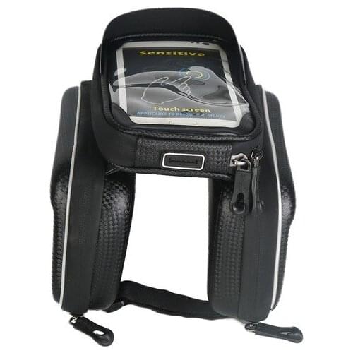 Bike bag mobile phone touch screen front beam bag top tube bag outdoor mountain bike riding equipment