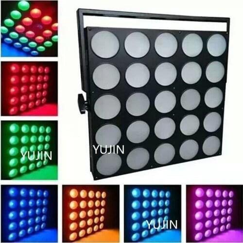 4pcs /lot Led Matrix Light 25*10W RGB 3 in 1 DJ Disco Stage Light Fast Shipping