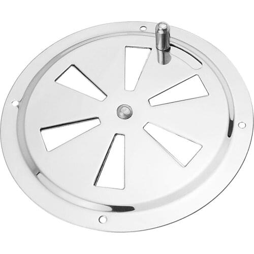 Universal ventilation grille, stainless steel, round Φ 128 mm ventilation