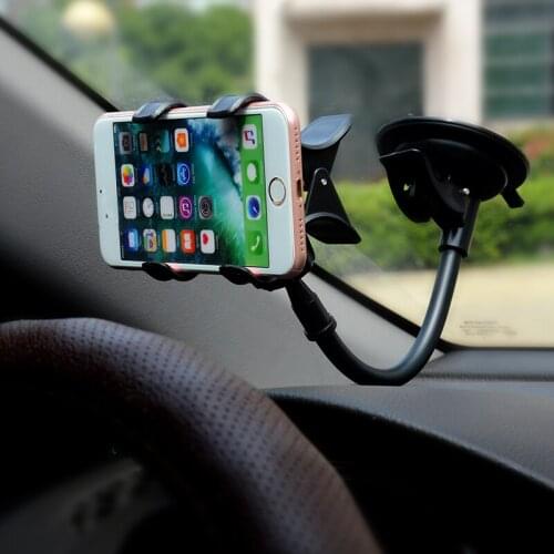 Universal Car Holder for iPhone X XS Max Car Phone Stand for iPhone 5 5s 6 6s 7 Plus Samsung S9 Flexible Car Phone Holder for LG