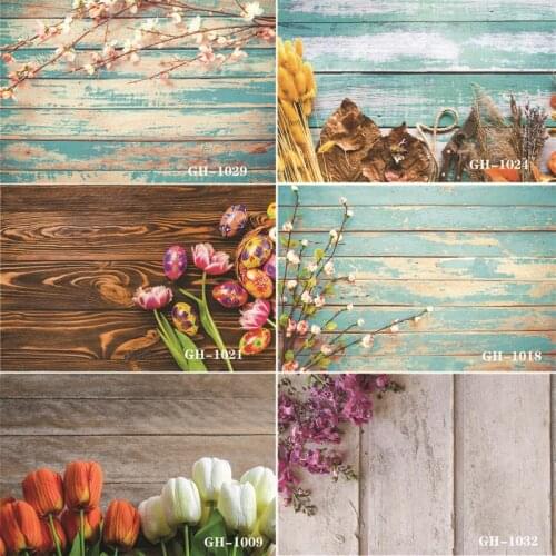 Vinyl Custom Photography Backdrops Wooden Planks Theme Photography Background # GH200415-01