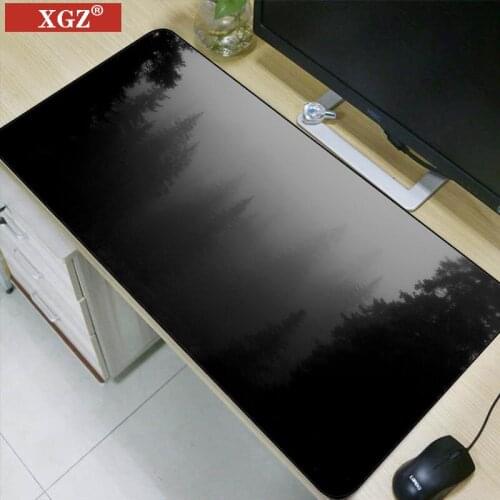 Xgz Large Gaming Mouse Pad Forest Computer Game Table Special Mat 400x900mm Non-slip Natural Rubber Table Mat Desktop Mat Table