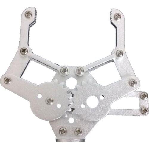 1set Metal Robotic Arm Gripper Robot manipulator Mechanical Claw Robot Accessory For Robotic Model DIY Tracked Toy