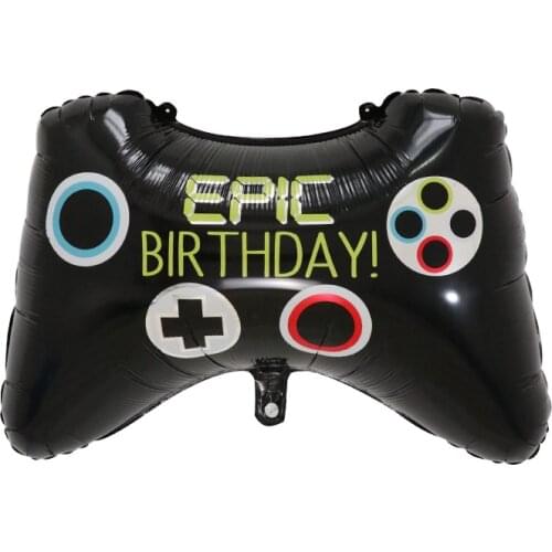 10/50pcs 63cm X 37cm Video Game Controller Aluminum Foil Balloons Childrens Day Party Field Decorat Internet Celebrity Balloon