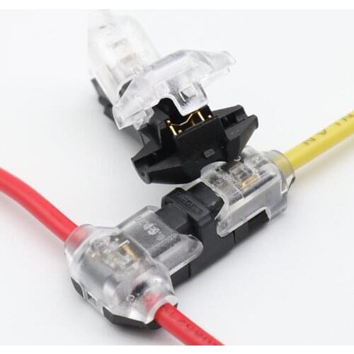 5PCS Wire Cable Connectors Terminals Crimp Scotch Lock Quick Splice Electrical Car Audio 24-18AWG Kit Tool Set