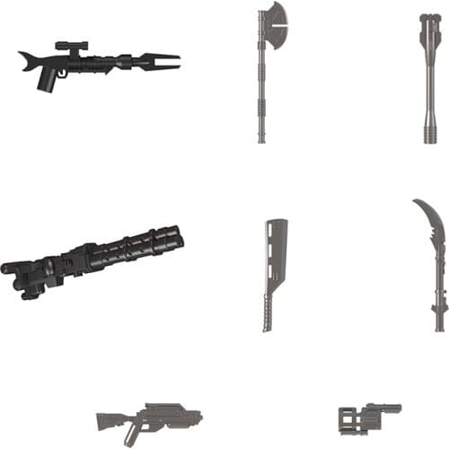 50 PCS/LOT Weapons Pack Series War Trooper Knight of Ren Blaster Guns Army Series Model Educational Toys For Children Kids Gifts