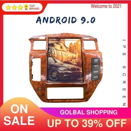 For NISSAN PATROL 5 Y61 Android 9.0 4G LTE Tesla Style Screen Car GPS Navigation Multimedia Player Radio Tape Recorder Head Unit