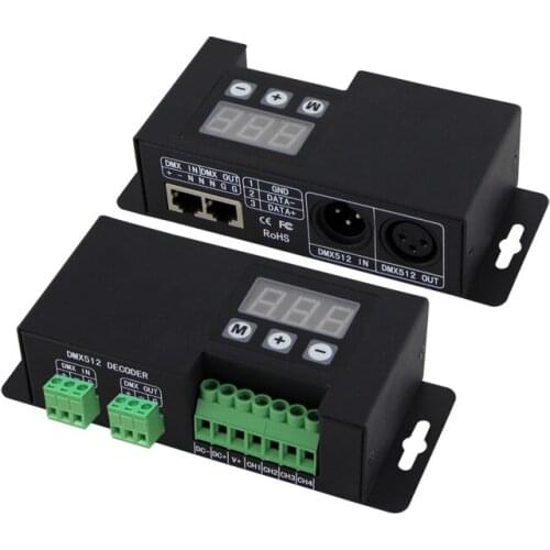 BC-854;4CH DMX-PWM decoder;DC12-24V input;4A*3CH output