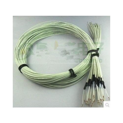 Free ship 100pcs/lot 3d printer 100 k 3950 1% to 200 degrees NTC single-ended glass sealed thermistor temperature sensor