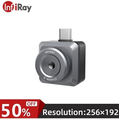 InfiRay T2L Thermal Imager Mobile Phone Camera Infrared Thermometer Imager Supports Android Type-C, Send Adapter