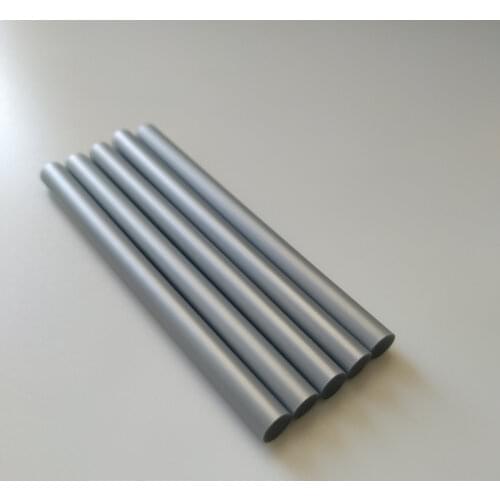 20Pcs 7x100mm Retro Silvery Hot Melt Adhesive Stick Metallic luster Sterling Silver Paint Wax Seal , For Electric Glue Gun