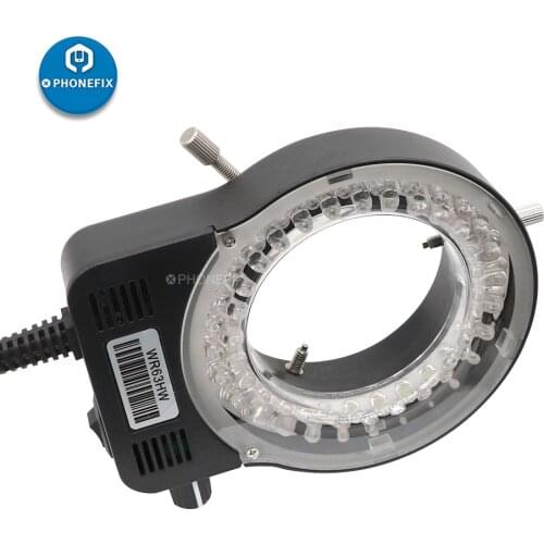 110-220V 56pcs LED USB output Adjustable Ring Light illuminator Lamp For Industry Stereo Microscope Industrial Camera Magnifier