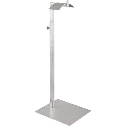 Minimalist Stainless Metal Handbag Display Rack Stand Adjustable Height