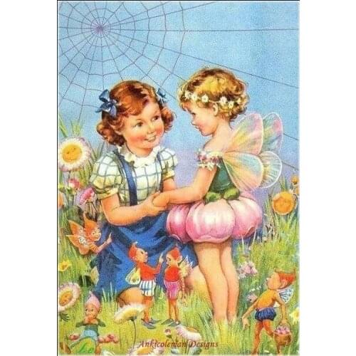 Embroidery Counted Cross Stitch Kits Needlework - Crafts 14 ct DMC Color DIY Arts Handmade Decor - Fairy Tales