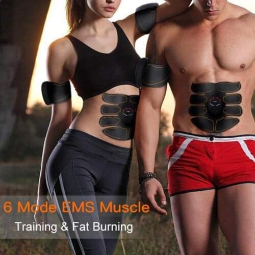 Abdominal Sticker 6 Modes Intelligent Body Building Patch Trainer Fitness Training Electric Weight Loss Stickers Sport Equipment