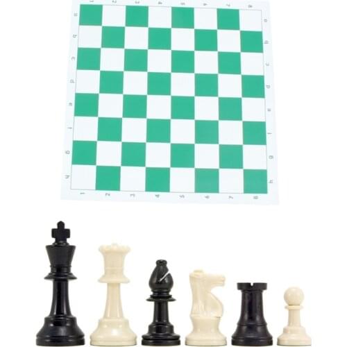 2021 New Chess Triple Weighted Pieces and Mousepad Board Chess Set