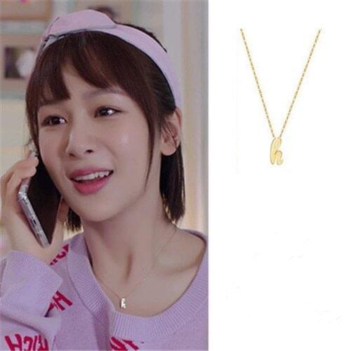 Andy Star same squid pillow TV "Go Go Squid!" Yang Zi Same paragraph Necklace for women girl fashion jewelry choker mujer