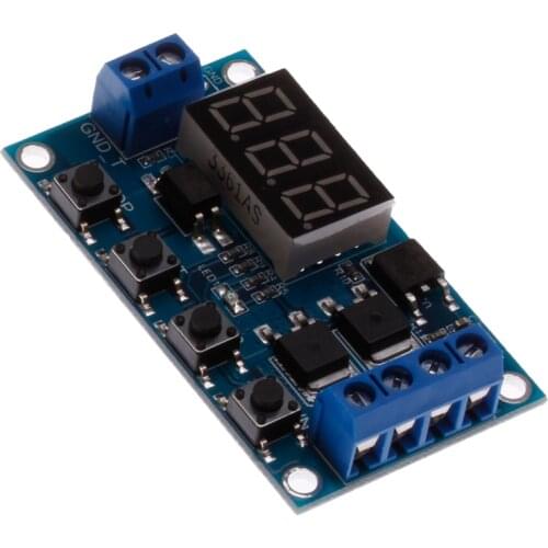 Trigger Cycle Timer Delay Switch Circuit Board MOS Tube Control Module 12 24V W312