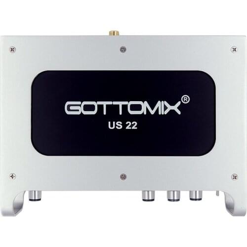 Gottomix US22 Professional 2 In/ 2 Out USB Audio Interface Mic Preamplifier Sound Card Karaoke/ Live Broadcast/ Studio Recording