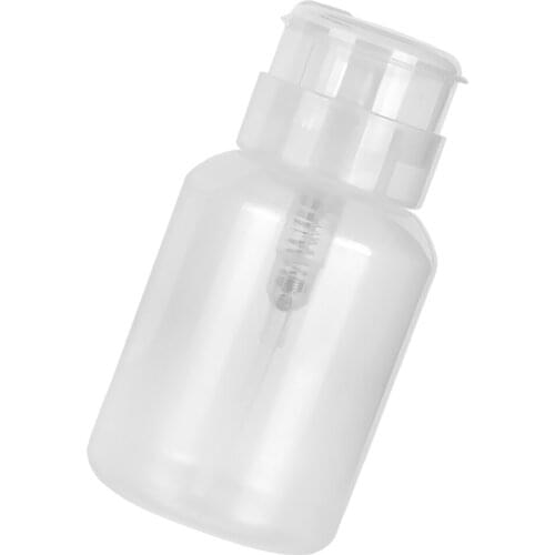 200ml Empty Nail Polish Remover Liquid Pump Dispenser Bottle Container Tool