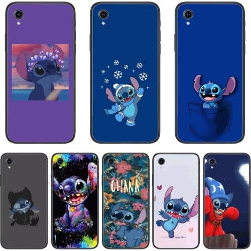 Stitch Style Phone Cases Cover For VIVO X50 30 Y97 91 93 85 83 81 79 73 V 17 15 9 S7 U3X Black Covers