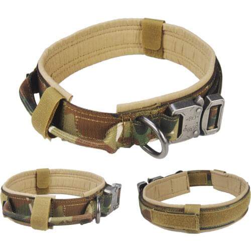 Tactical Dog Collar German Shepard Medium Large Dog Collars For Walking Training Duarable Dog Collar Control Handle