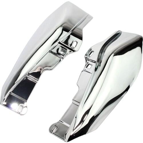 Motorcycle Chrome Heat Shield Mid-Frame Air Deflector Trim for Harley Touring Street Glide FLHX 2009-2016 2015 2014 2013 2012 11