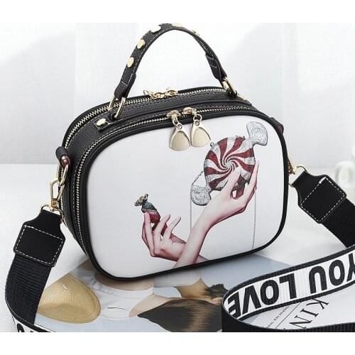 Womens 2020 Autumn and Winter New Womens Bag Fashion All-match Shoulder/Crossbody Bag Fashion Small Square Bag