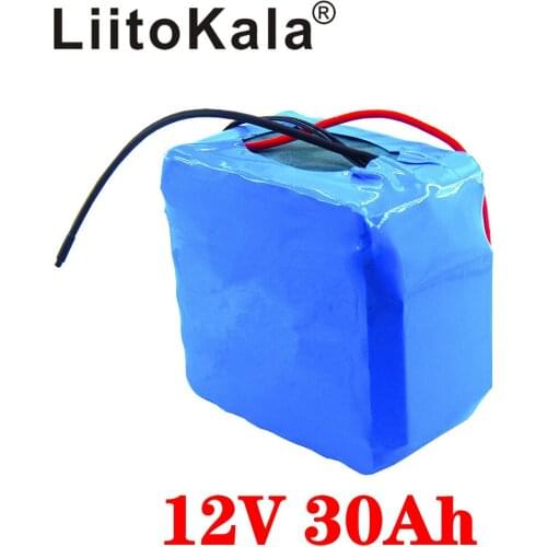 LiitoKala 12V 20ah 30ah 40ah 11.1V 12.6V Rechargeable lithium-ion battery pack For inverter miner Hernia lamp Solar street light