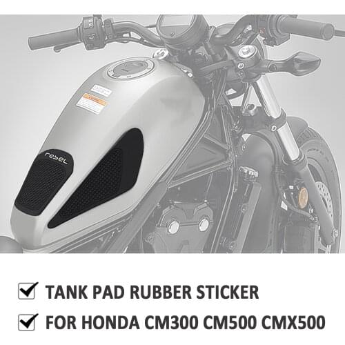 For Honda REBEL500 REBEL300 REBEL CMX 500 300 CM500 CM300 Motorcycle Accessories Gas Tank Protect Sticker Fuel Cap Cover Pad