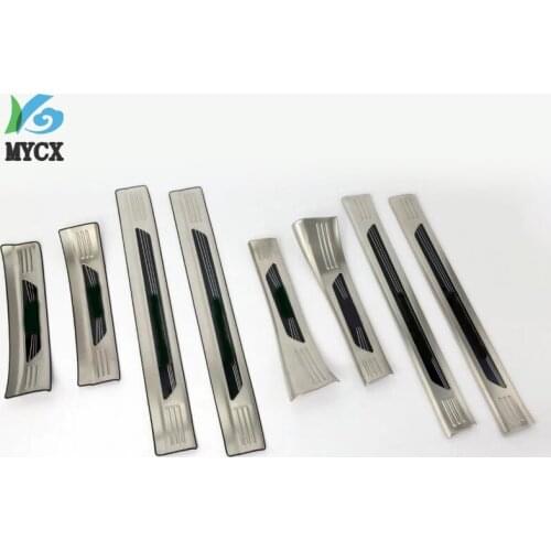 Car styling Car Accessories 8PCS Stainless Steel Door Sill Plate Welcome Pedal fit For Honda CR-V CRV 2017 2018 2019