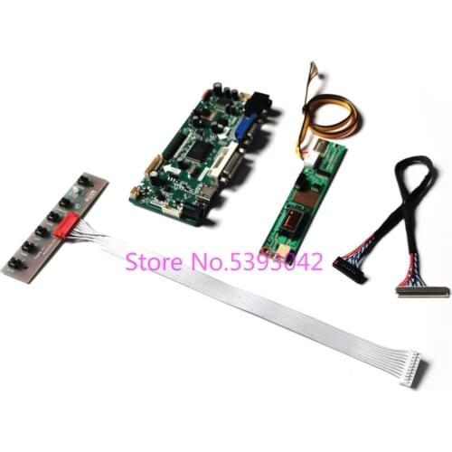 For LTN150XB-L01/L02/L03 LVDS 30-Pin 1024*768 15" Inverter 1CCFL VGA+DVI M.NT68676 LCD display controller driver card kit