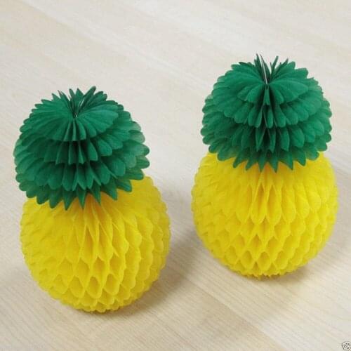 Fiesta Big Pineapple Honeycomb Centerpiece Hawaiian Party Decorations 2