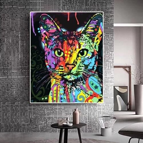 Graffiti Art Animals Canvas Prints Paintings Pop Street Art Wall Pictures For living Room Posters And Prints Home Wall Decora
