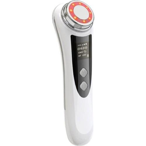 Facial Massager Portable Electric Sonic Rechargeable Cold Ion Skin Care Machine Anti Wrinkle Tightening Devices
