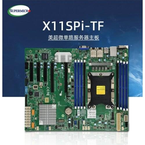 Ultramicro X11SPI-TF single channel server motherboard lga3647 dual 10 Gigabit Ethernet port c622 chip M.2 IPMI
