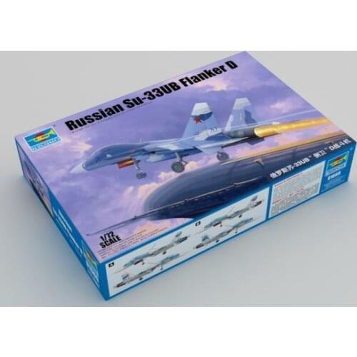 Trumpeter plane model 01669 1/72 Russian Su-33UB Flanker D model kit