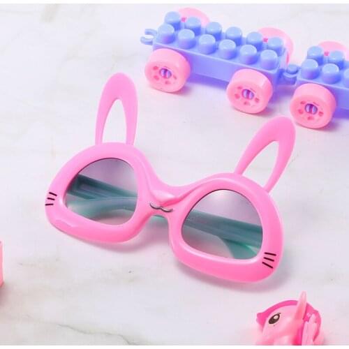 2020 NEW Round Cute Animal Rabbit Kids Sunglasses UV400 for Boy Girls Toddler Lovely Baby Sun Glasses Children