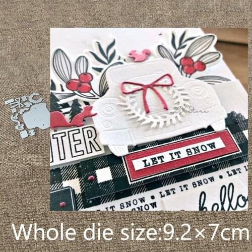 New Design Craft Metal stencil mold Cutting Dies garland car decoration scrapbook die cuts Album Paper Card Craft Embossing