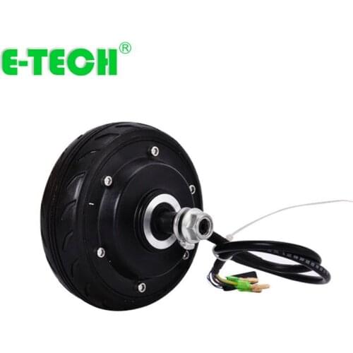 Programmable 5 inch 24V/36V 250W with 1024ppr encoder DC brushless electric wheel hub motor