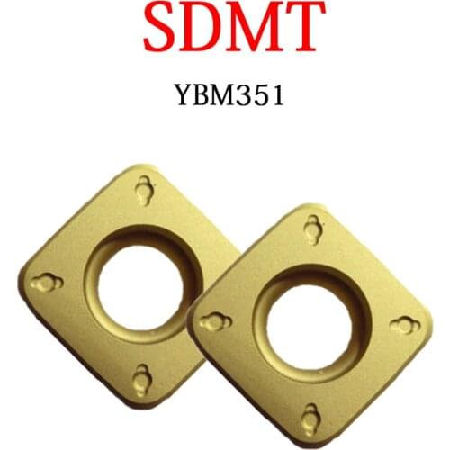 SDMT 09T312 SDMT09 SDMT09T312 DM YBM351 Durable Inserts Processing Stainless Steel And Steel CNC Lathe Cutting Tool Shank Bar