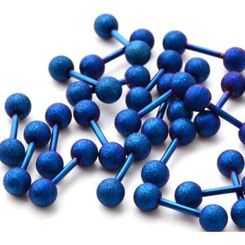 2 Piece Free Shipping 16G Grinding Ball Earring Ear Stud Stainless Steel Ball Tragus Ear Piercing Helix Body Jewelry